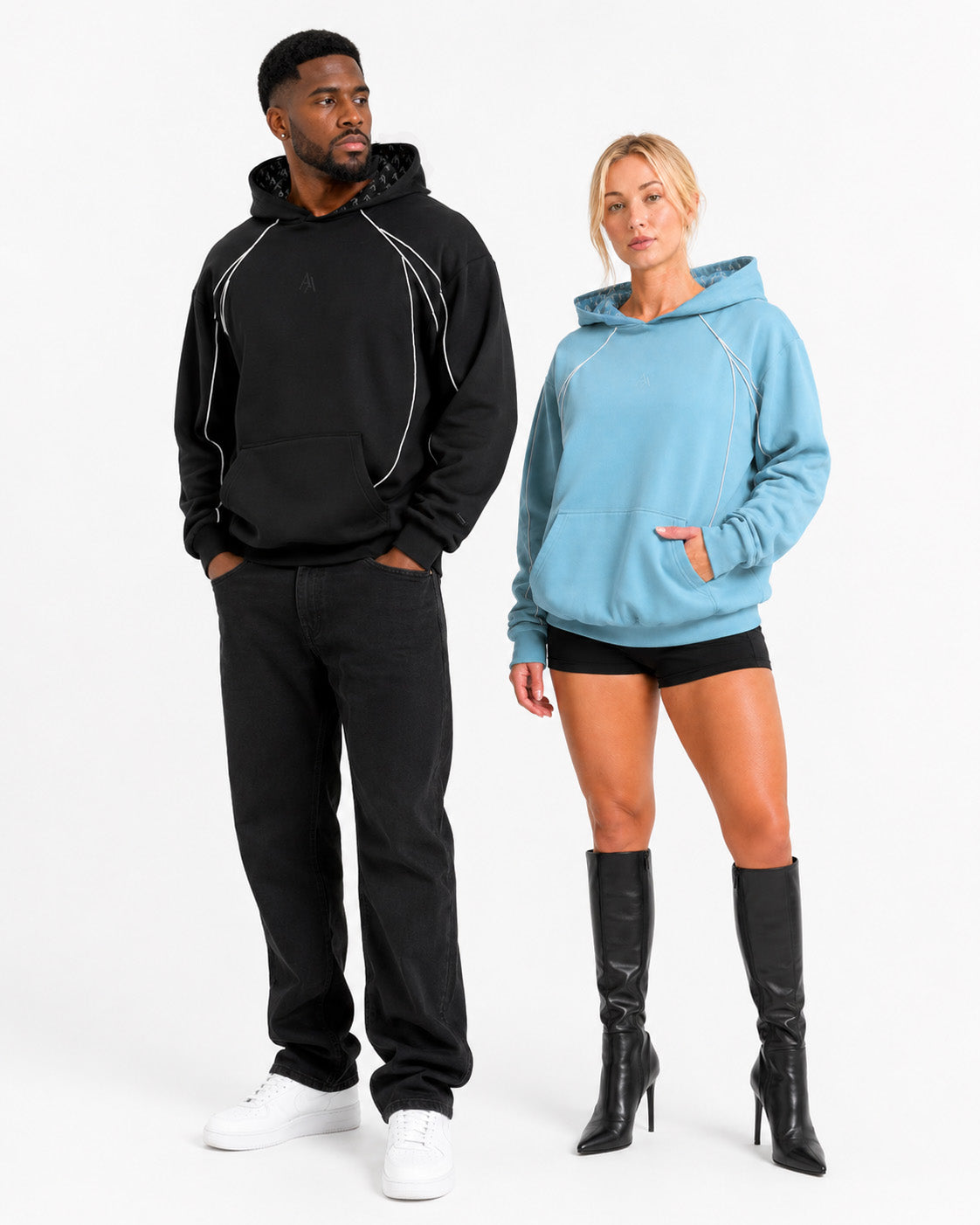 BOLD•I Hoodie-Sky